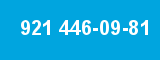 921 446-09-81 921 446-09-81